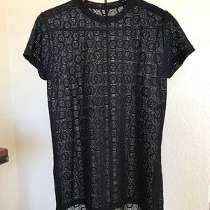 Black sheer top by Onsie - Brand New